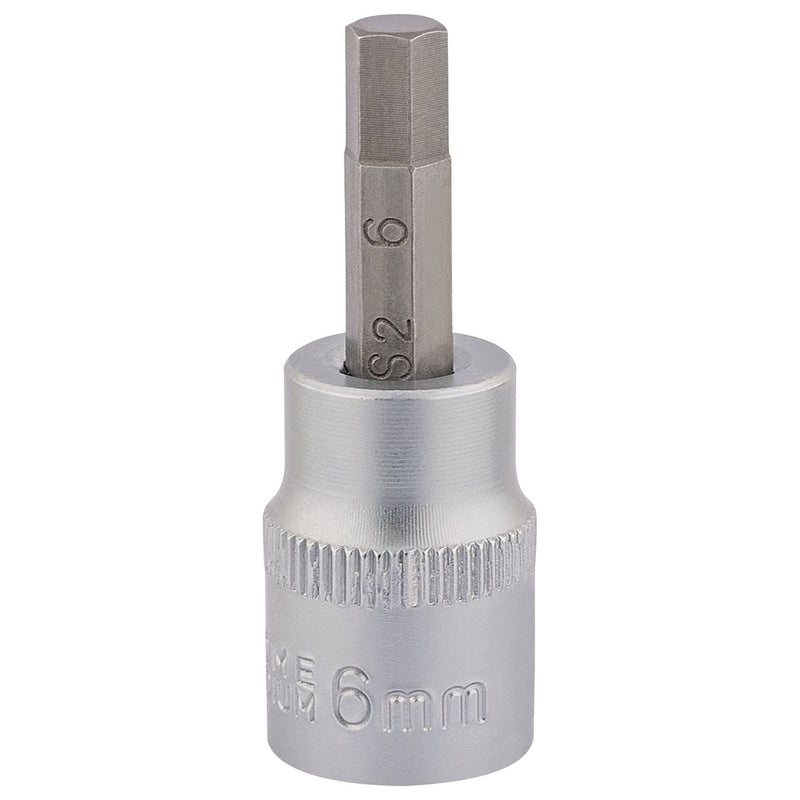 Draper Socket with Hexagonal Bit, 3/8" Sq. Dr., 6mm 16284 Draper - Town Tools 