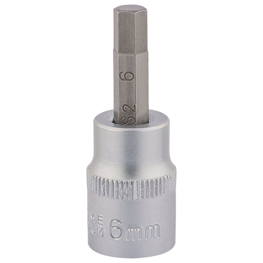 Draper Socket with Hexagonal Bit, 3/8" Sq. Dr., 6mm 16284 Draper - Town Tools 