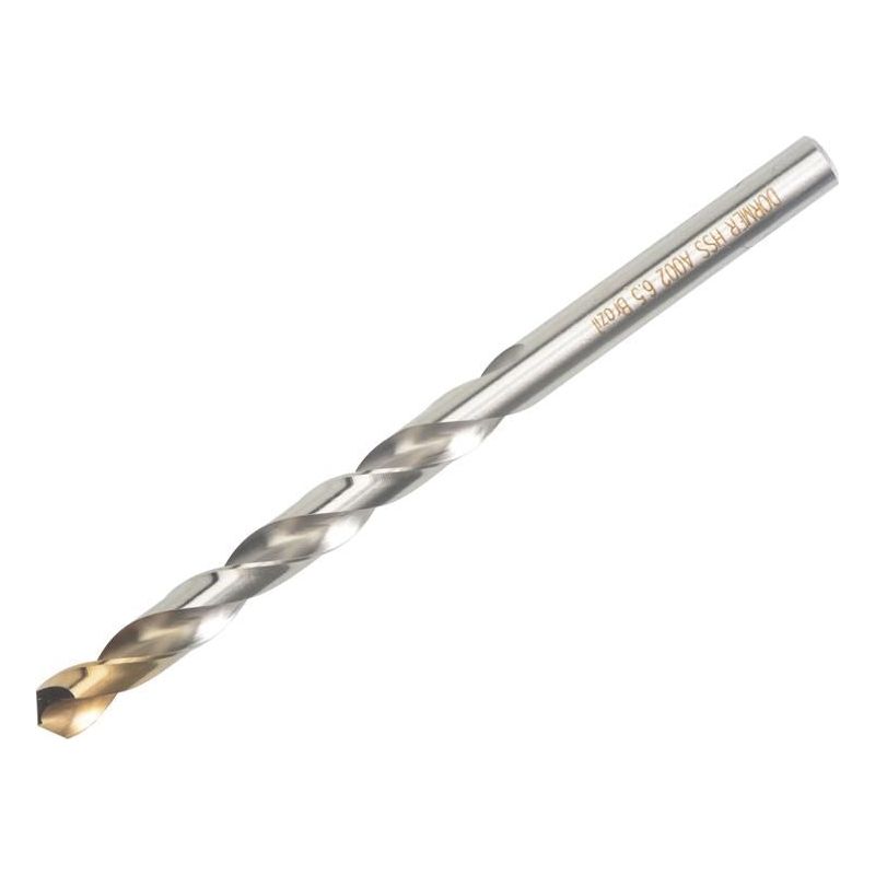 Dormer A002 HSS-TiN Coated Jobber Drill 6.50mm OL:101mm WL:63mm Dormer - RockBottom Northampton