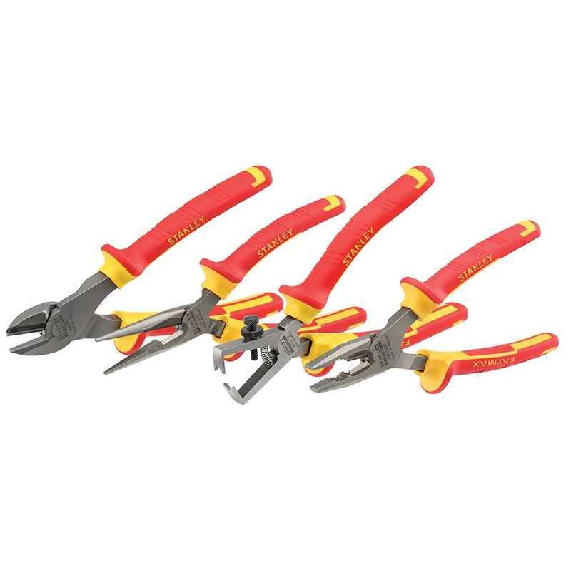 Stanley® Hand Tools FatMax® VDE Pliers Set, 4 Piece STANLEY® Hand Tools - RockBottom Nothampton