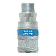 Draper 3/8" BSP Taper Male Thread Vertex Air Coupling (Sold Loose) Draper - Town Tools