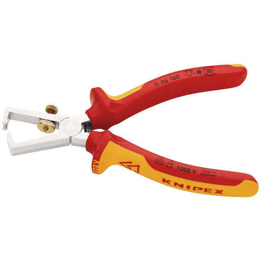 Draper Knipex 11 06 160 SB VDE Insulation Stripper, 160mm Draper - Town Tools