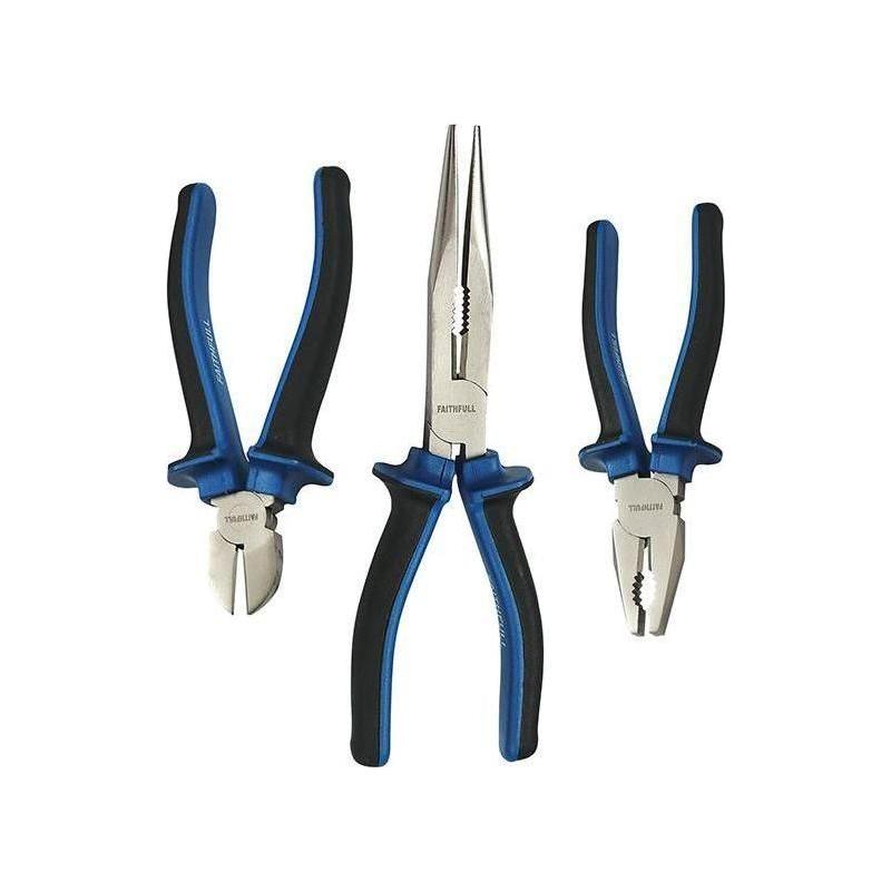 Faithfull Handyman Pliers Set, 3 Piece Faithfull - RockBottom Northampton