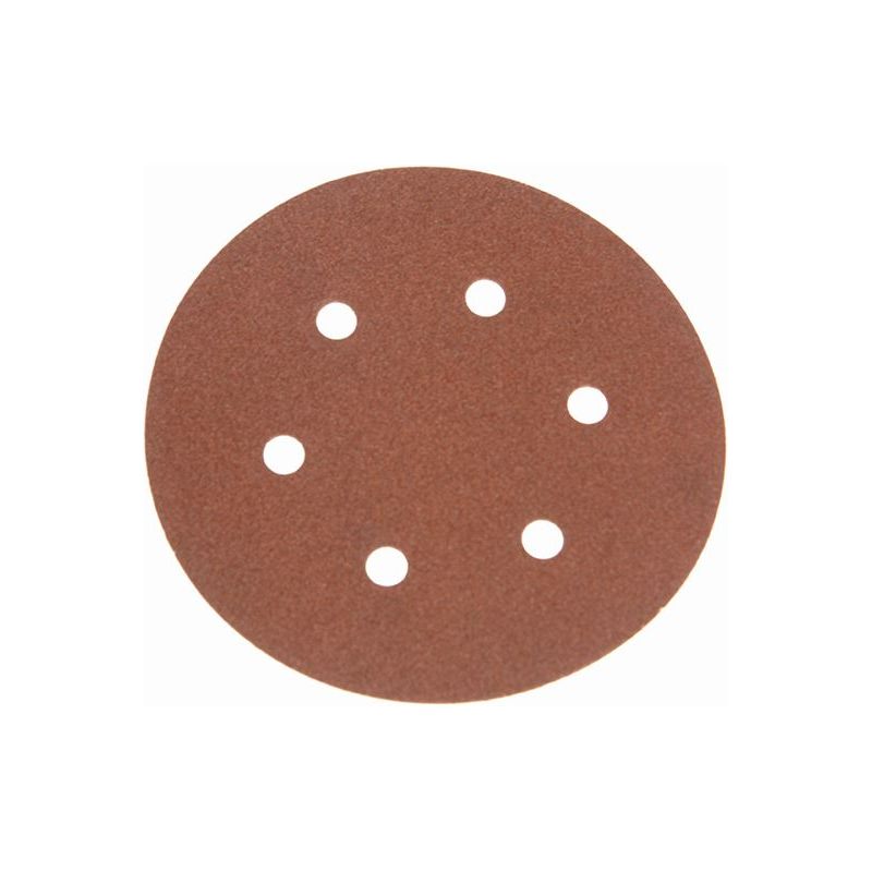 Faithfull Hook & Loop Sanding Disc DID2 Holed 150mm x 80G (Pack 25) Faithfull - RockBottom Northampton