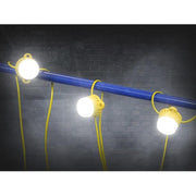 Faithfull Power Plus Festoon Lights 10 LED Bulbs 110V 22m Faithfull Power Plus - RockBottom Northampton