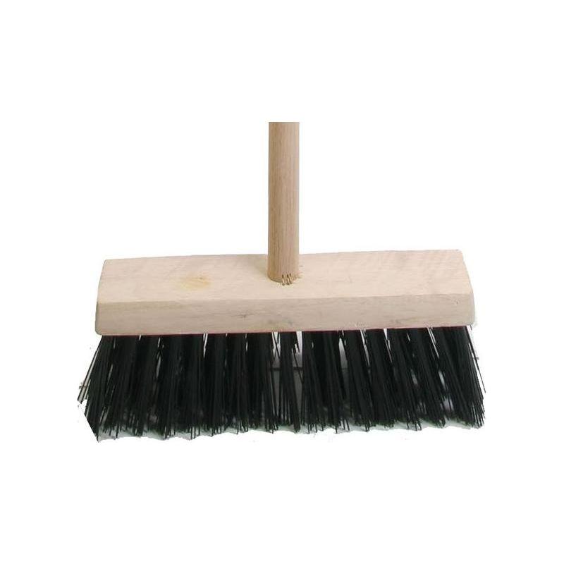 Faithfull Broom PVC 325mm (13in) Head complete with Handle Faithfull - RockBottom Northampton