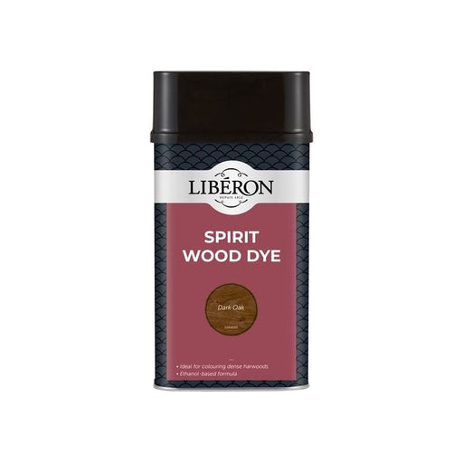 Liberon Spirit Wood Dye Dark Oak 1 litre Liberon - RockBottom Northampton