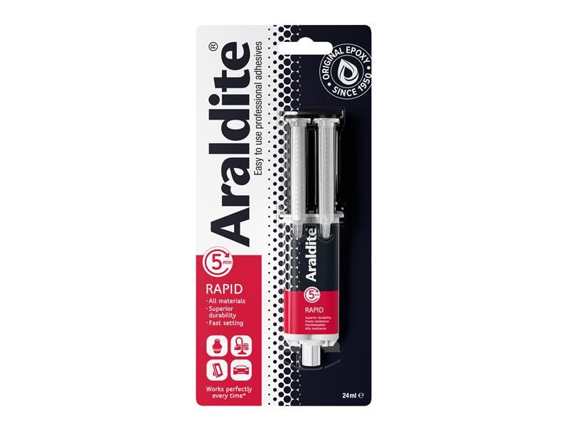 Araldite Rapid Epoxy Syringe 24ml Araldite� - RockBottom Northampton 