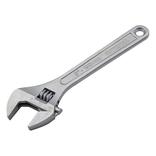 Faithfull Chrome Adjustable Spanner 150mm (6in) Faithfull - RockBottom Northampton