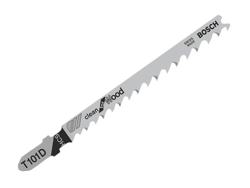Bosch Powertool Accessories T 101 D Clean for Wood Jigsaw Blade 100mm Pack of 5 Bosch Powertool Accessories - RockBottom Northampton