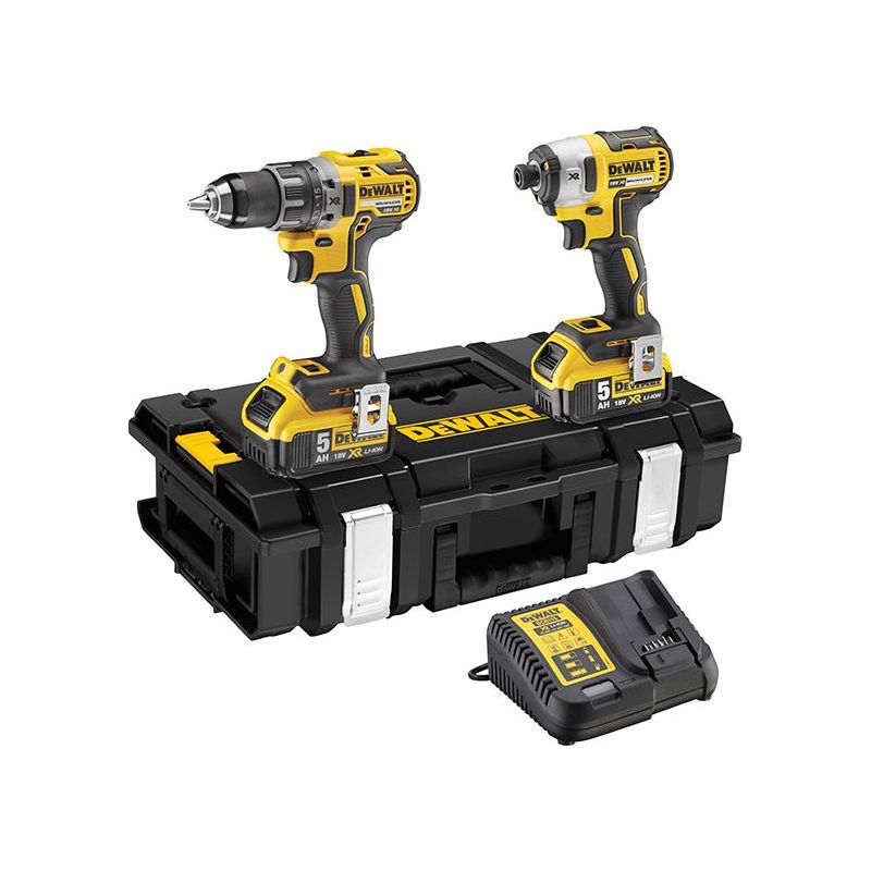 Dewalt Power Tools DCK266P2 XR Brushless Twin Pack 18V 2 x 5.0Ah Li-ion DeWALT Power Tools - RockBottom Northampton