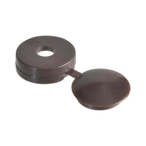 Forgefix Hinged Cover Cap Dark Brown No. 6-8 Bag 100 ForgeFix - RockBottom Northampton