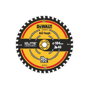 Dewalt Power Tools ELITE™ Series Framing Circular Saw Blade 184 x 16mm x 40T DeWALT Power Tools - RockBottom Northampton