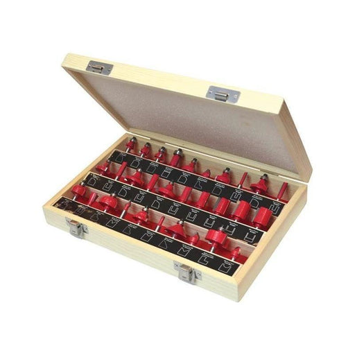 Faithfull 1/4in TCT Router Bit Set, 30 Piece Faithfull - RockBottom Northampton