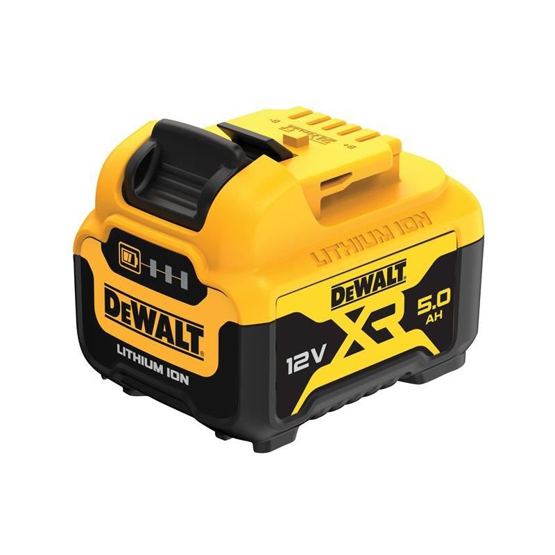 Dewalt Power Tools DCB126 XR Slide Battery Pack 12V 5.0Ah Li-ion DeWALT Power Tools - RockBottom Northampton