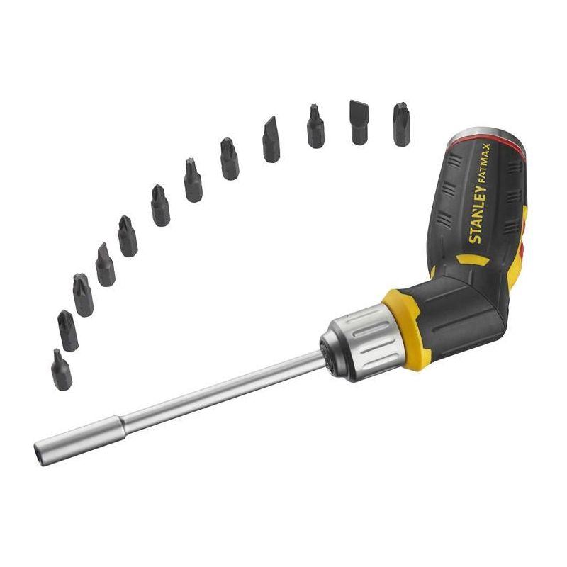 Stanley® Hand Tools FatMax® Pistol Grip Ratchet 12 Bits STANLEY® Hand Tools - RockBottom Nothampton