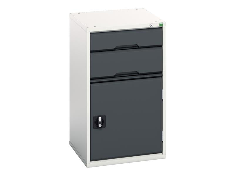 Bott Verso 2 Drawer + Cupboard 900 x 525mm Anthracite Grey