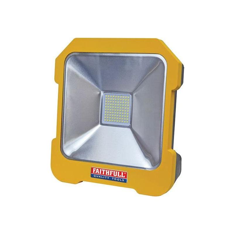 Faithfull Power Plus SMD LED Task Light with Power Take Off 20W 110V Faithfull Power Plus - RockBottom Northampton