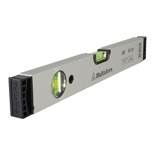 Hultafors SM 40 Aluminium DIY Spirit Level 2 Vial 40cm Hultafors - RockBottom Northampton