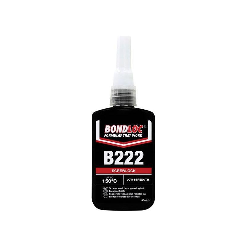 Bondloc B222 Screwlock Low Strength Threadlocker 50ml Bondloc - RockBottom Northampton