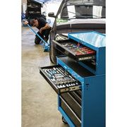 Draper Intermediate Tool Chest, 2 Drawer, 26", Blue 14958 Draper - Town Tools 