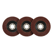 Draper Aluminium Oxide Flap Discs, 115 x 22.23mm, 60 Grit (Pack of 10) 83067 Draper - Town Tools 
