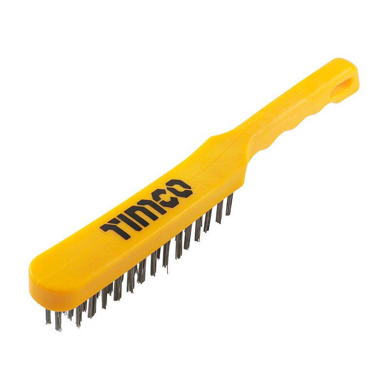 TIMCO Plastic Handle Wire Brush