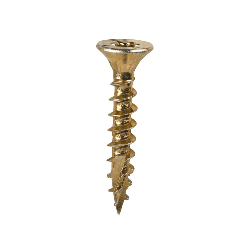 TIMCO C2 Clamp-Fix Multi-Purpose Premium Countersunk Gold Woodscrews — Box