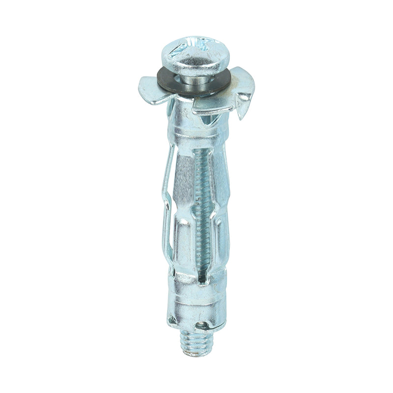 TIMCO Metal Cavity Anchors Silver - M4 x 38 (45mm Screw)