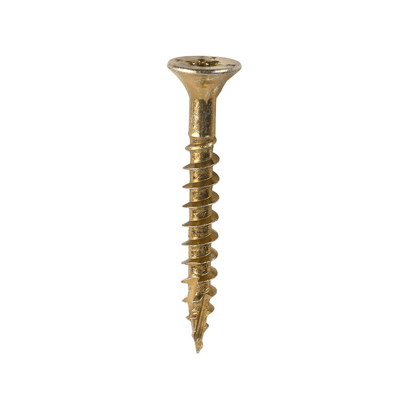 TIMCO C2 Clamp-Fix Multi-Purpose Premium Countersunk Gold Woodscrews — Box