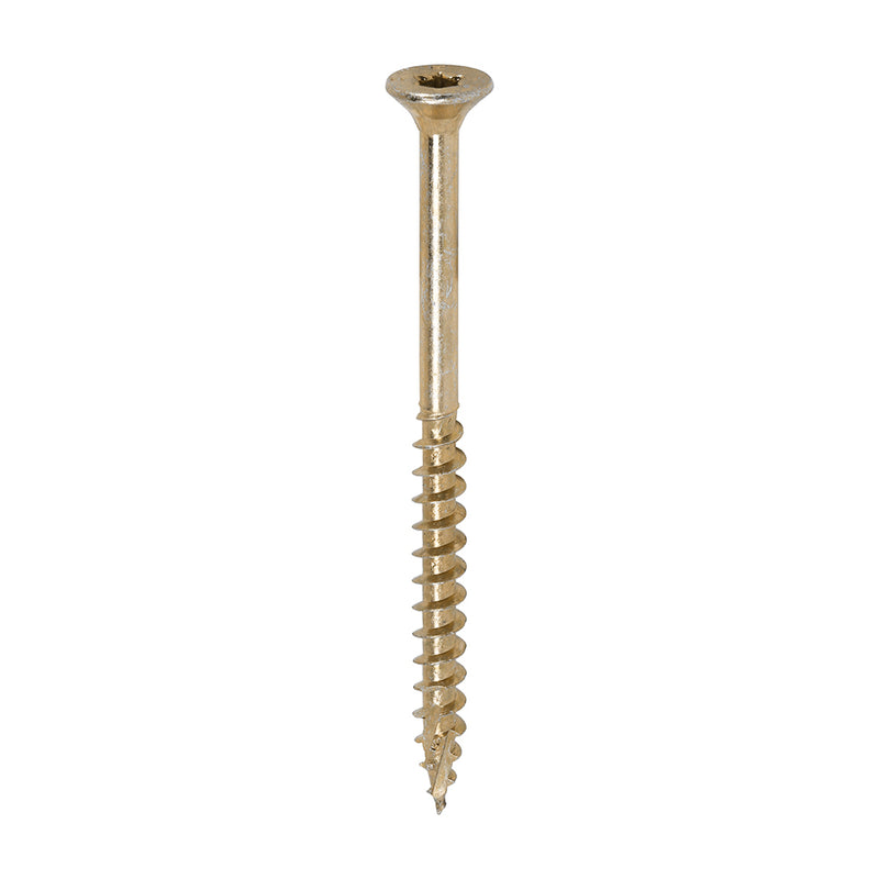 TIMCO C2 Clamp-Fix Multi-Purpose Premium Countersunk Gold Woodscrews — Box