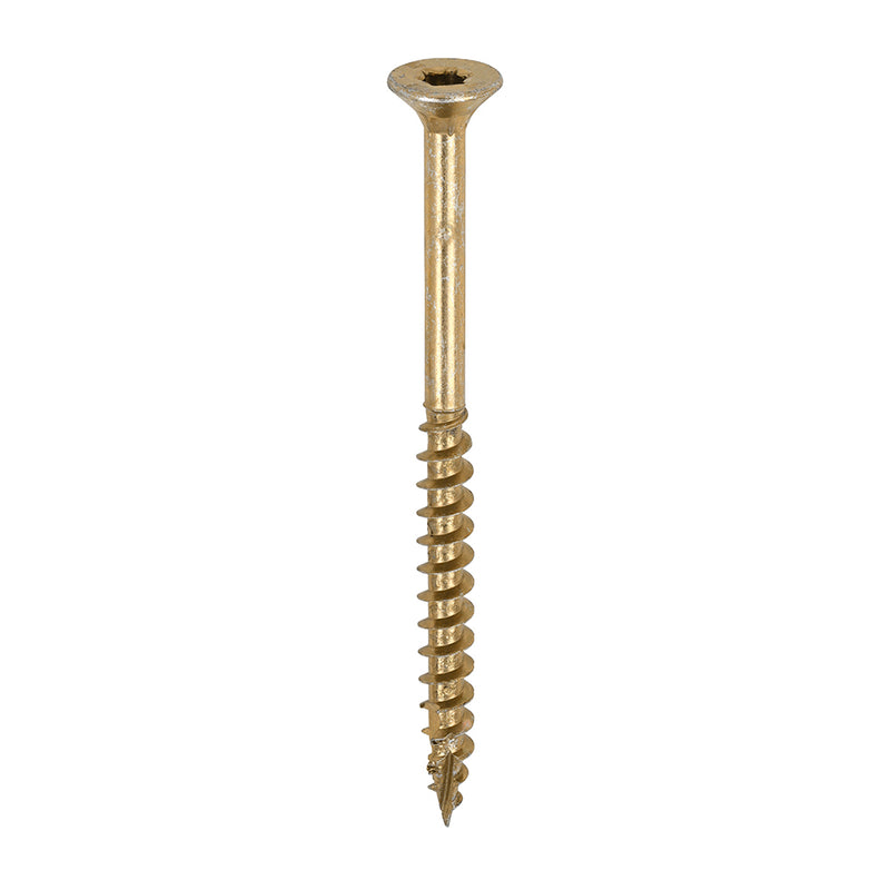 TIMCO C2 Clamp-Fix Multi-Purpose Premium Countersunk Gold Woodscrews — Tub