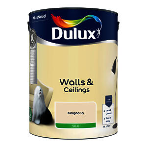 Dulux Silk Emulsion Paint Magnolia 5L