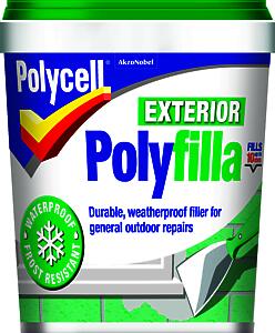 Polycell Exterior Polyfilla Ready Mixed Filler 1kg Tub