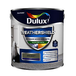 Dulux Weathershield Quick Dry Exterior Satin Green Glade 2.5L