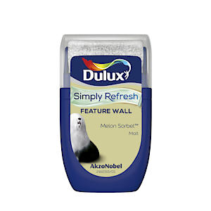 Dulux One Coat Feature Wall Tester Pot Melon Sorbet 30ml