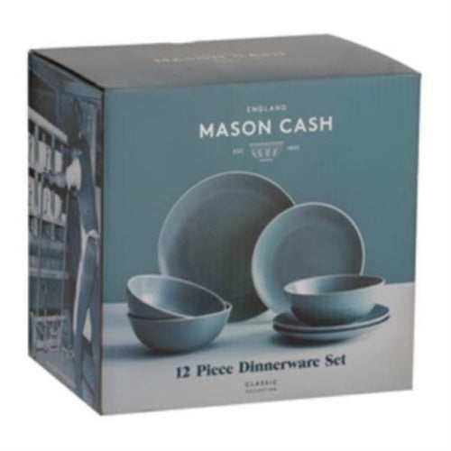 Mason Cash 12pc Dinner Set Grey
