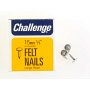 Challenge Felt - Extra Large - Head Clout Nails - Galvanised (Box Pack) 15mm