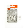 X Hard Wall Picture Hooks - White (Blister Pack) Medium