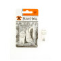 X Hard Wall Picture Hooks - White (Blister Pack) Large