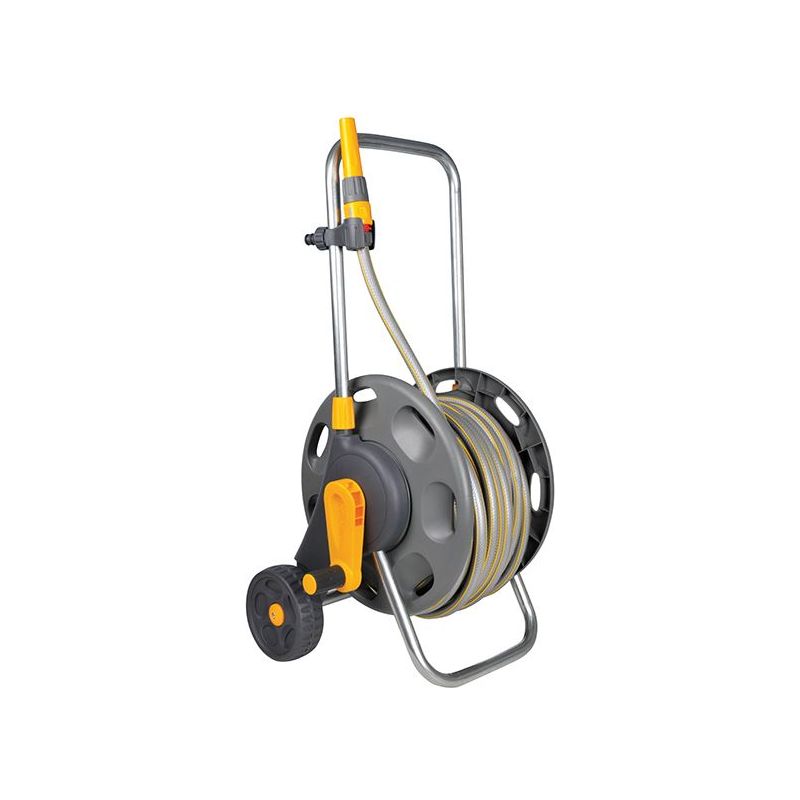 Hozelock 2435 60m Assembled Hose Cart & 50m of 12.5mm Hose Hozelock - RockBottom Northampton