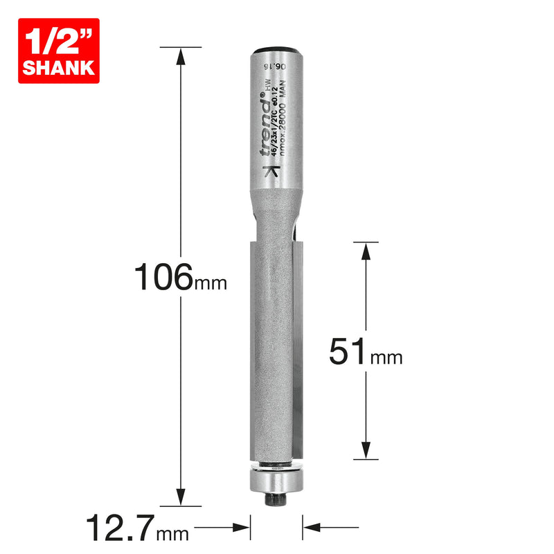 Trend 46/23X1/2TC Guide Trimmer Heavy Duty Tool