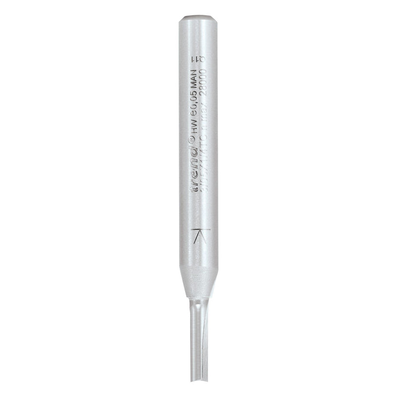 Trend 3/05X1/4TC Two Flute Cutter 3mm Diameter