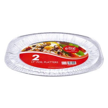 2 17" Foil Platters