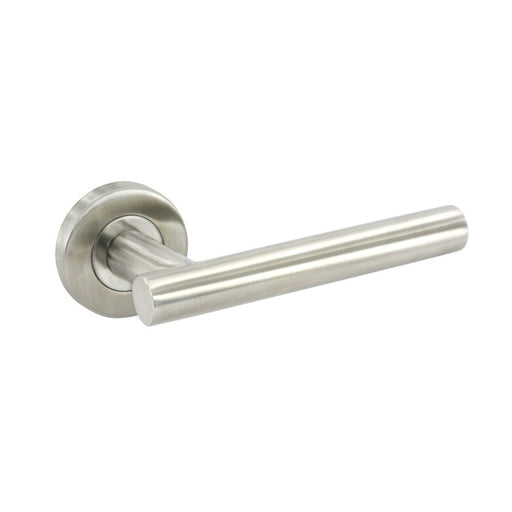 Securit Satin Stainless Steel Latch Handles Bar (Pair) 50mm