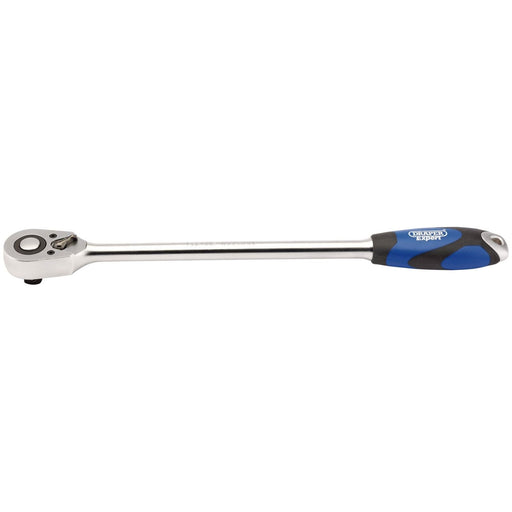 Draper Extra Long Reversible Quick Release Soft Grip Ratchet, 1/2" Sq. Dr., 48 T Draper - Town Tools 