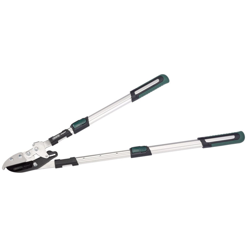 Draper Telescopic Soft Grip Anvil Ratchet Action Loppers with Aluminium Handles Draper - Town Tools 