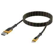 Dewalt Telecoms USB A to Lightning® Reinforced Charging Cable 3m (10ft) DEWALT Telecoms - RockBottom Northampton
