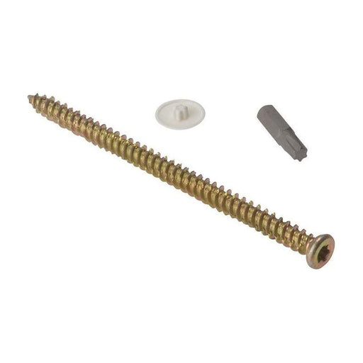 Forgefix Concrete Frame Screw TORX® Compatible High-Low Thread ZYP 7.5 x 62mm Bag 10 ForgeFix - RockBottom Northampton