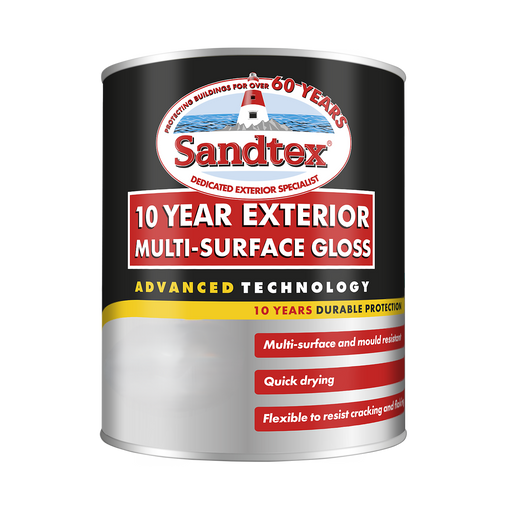 Sandtex 10 Year Exterior Multi-Surface Satin Oxford Blue 750ml